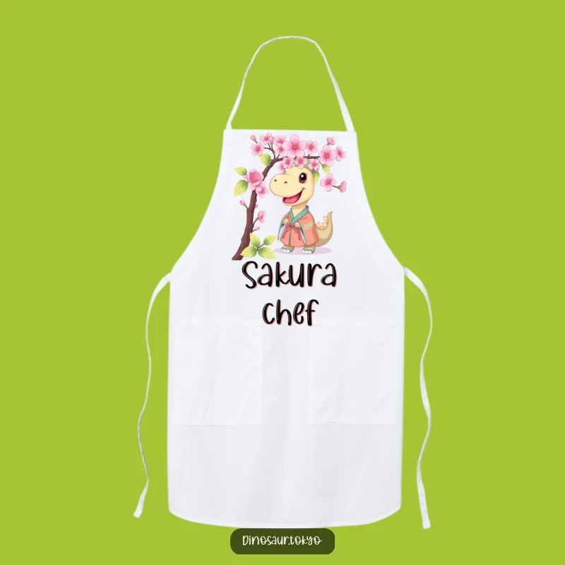 Funny Dino Kimono Apron: Kitchen Fun - Perfect Funny Gift for Cooks