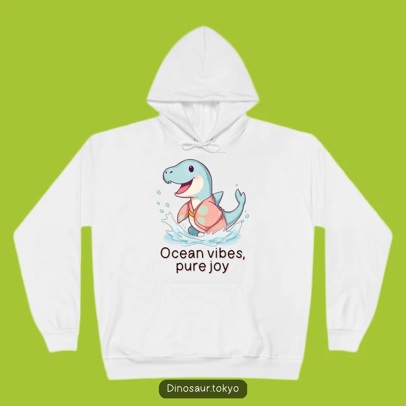 Funny Ichthyosaurus Kimono Hoodie: Cozy Comfort with Splashy Vibes