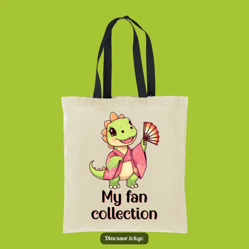 Funny Dino Kimono Tote Bag: Cute Accessory, Practical Funny Gift for Everyday